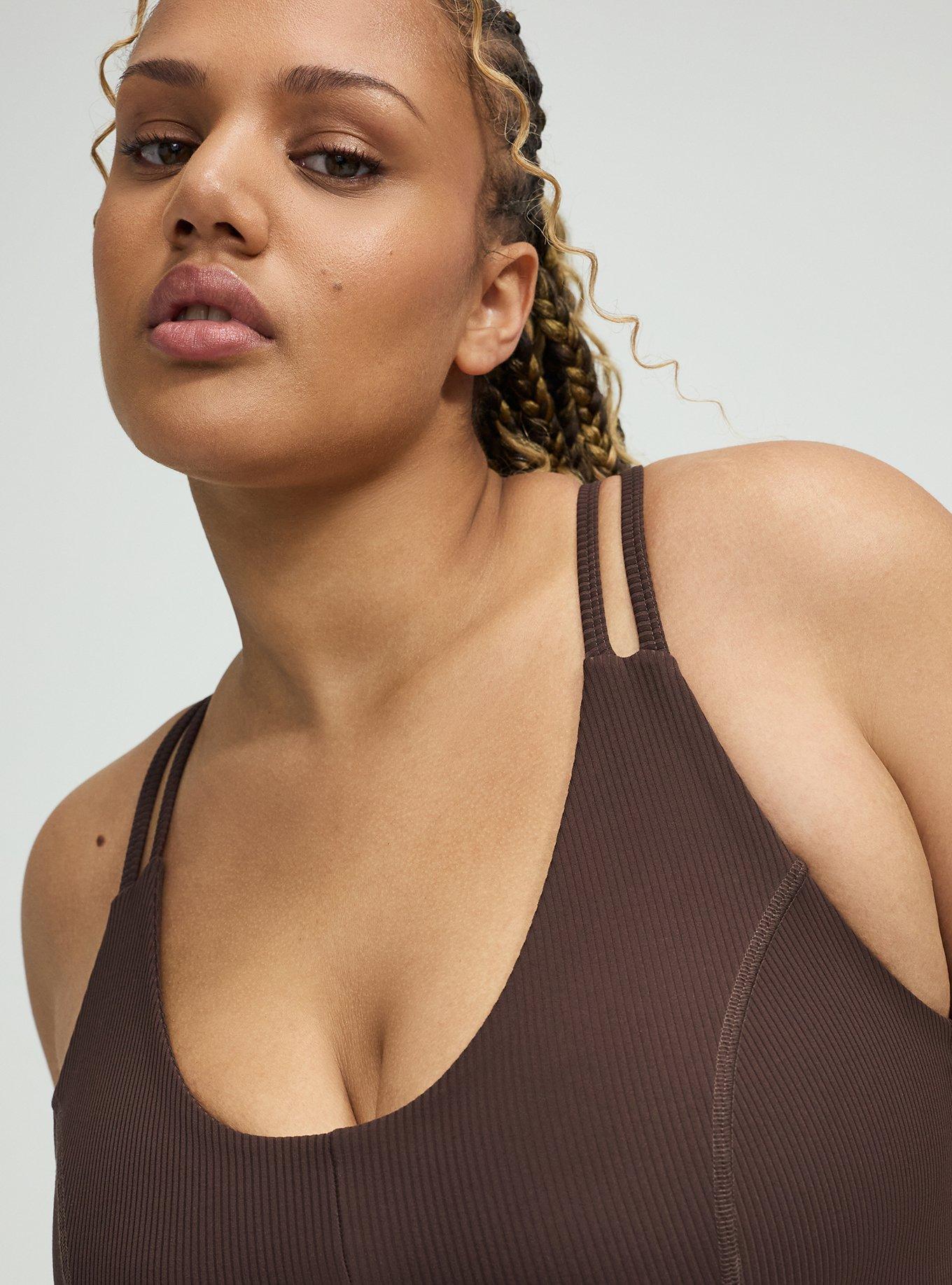 TRU Low Impact Wireless Rib Active Bra, JAVA, alternate