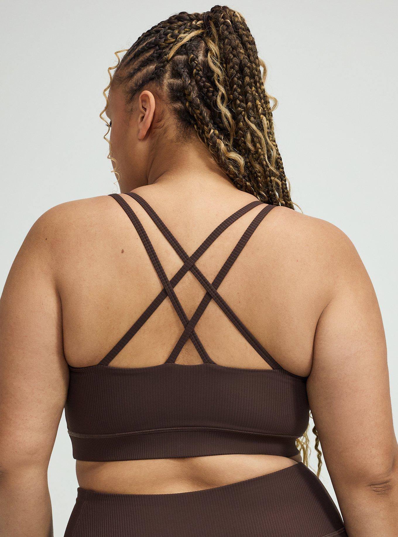 TRU Low Impact Wireless Rib Active Bra, JAVA, alternate