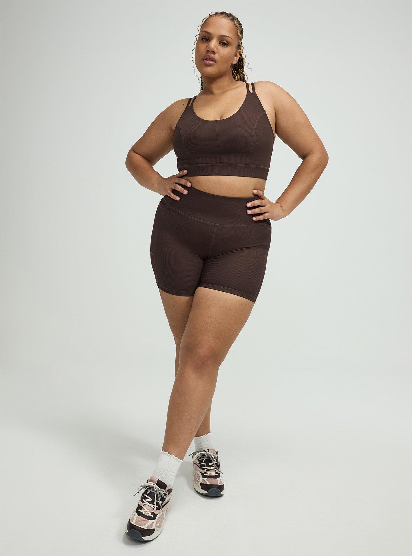 TRU Low Impact Wireless Rib Active Bra, JAVA, hi-res