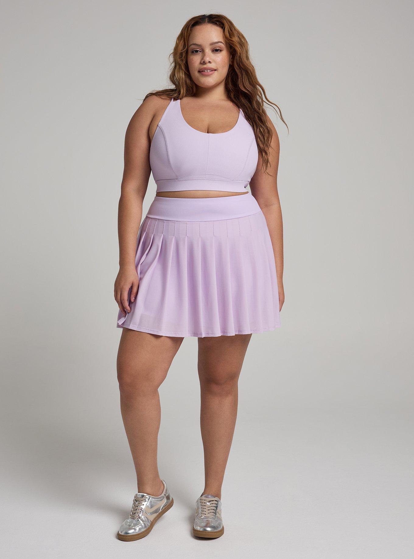 TRU Low Impact Wireless Rib Active Bra, ENGLISH HYACINTH, alternate