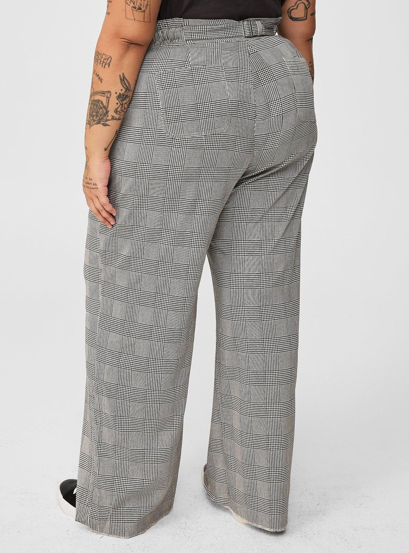 Wide Leg Stretch Challis High-Rise Pant