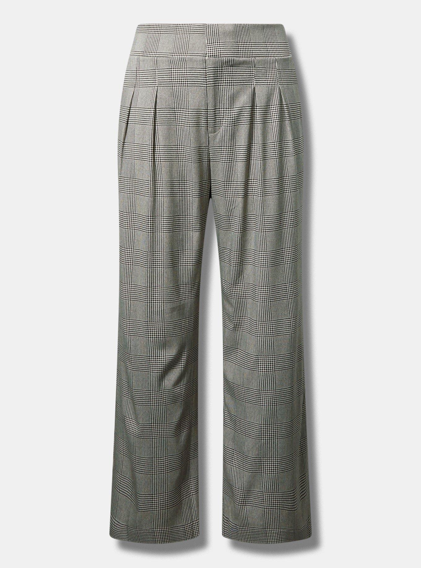 Wide Leg Stretch Challis High-Rise Pant