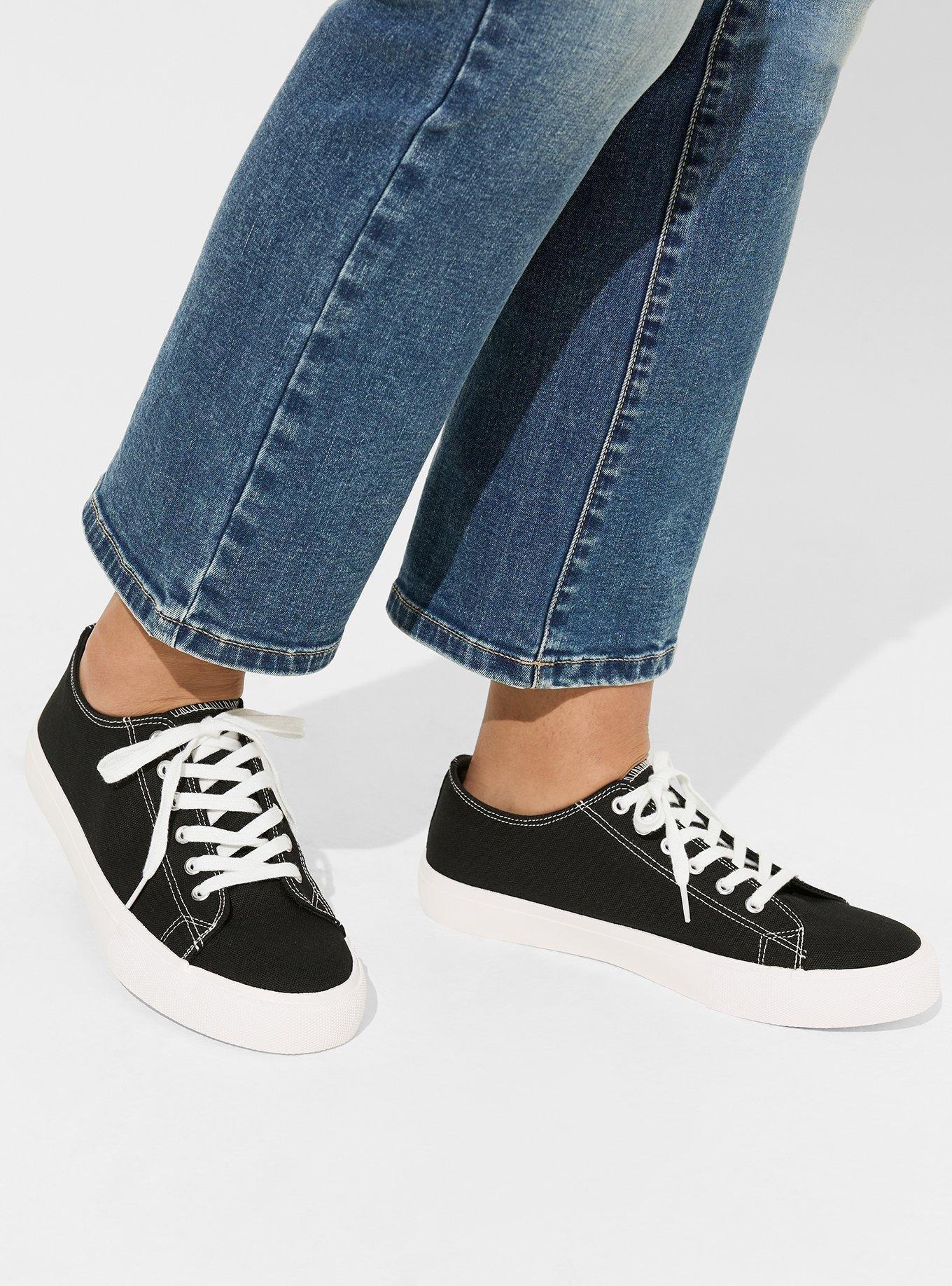 Lace-Up Sneaker (WW), BLACK, alternate