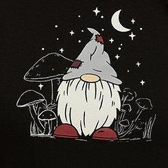 Super Soft Classic Sleep Tee, SIMPLE GNOMES DEEP BLACK, swatch