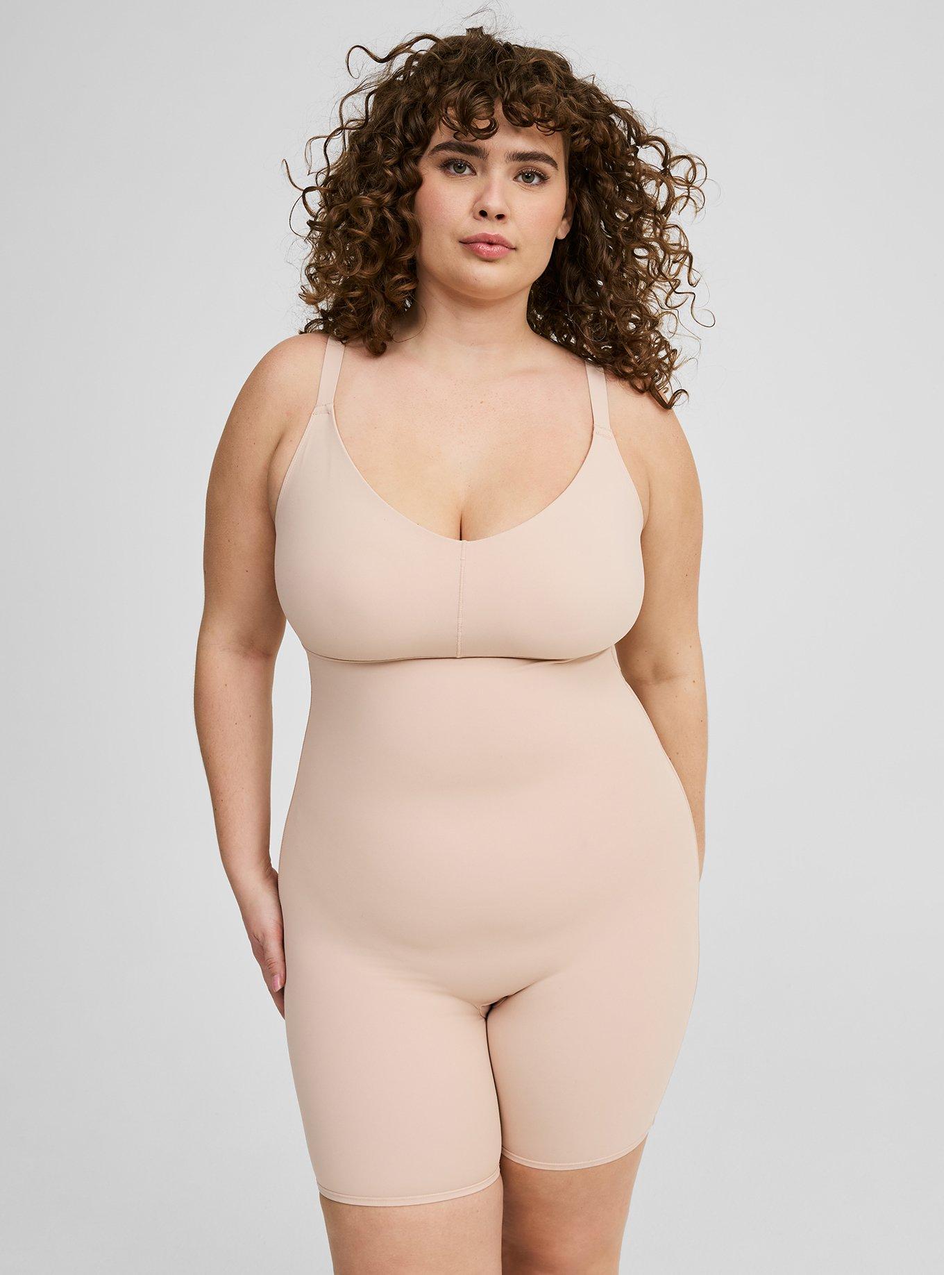 Smoothing Full Body Mid-Thigh Bodysuit 