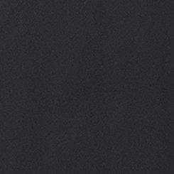 Plus Size Georgette Lace Trim Short Sleeve Blouse, DEEP BLACK, swatch