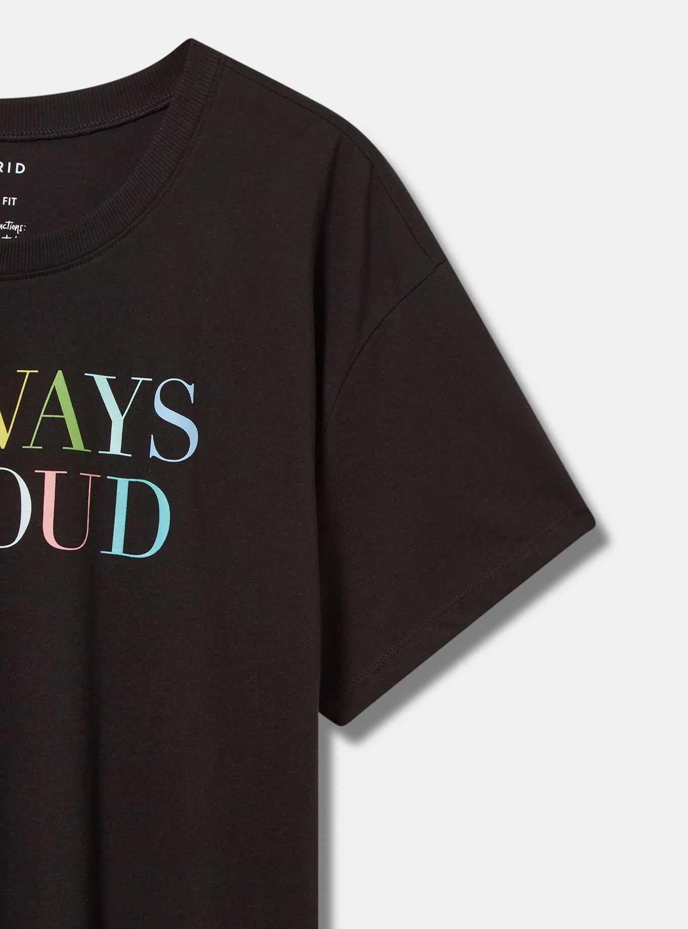 Always Proud Relaxed Fit Signature Jersey Crew Neck Tee