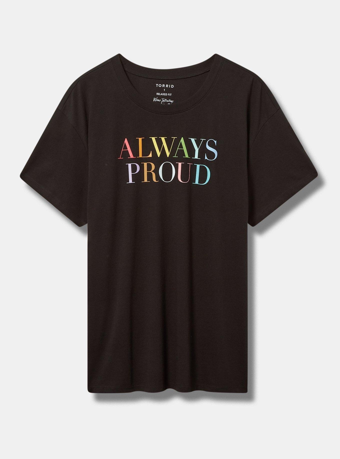 Always Proud Relaxed Fit Signature Jersey Crew Neck Tee