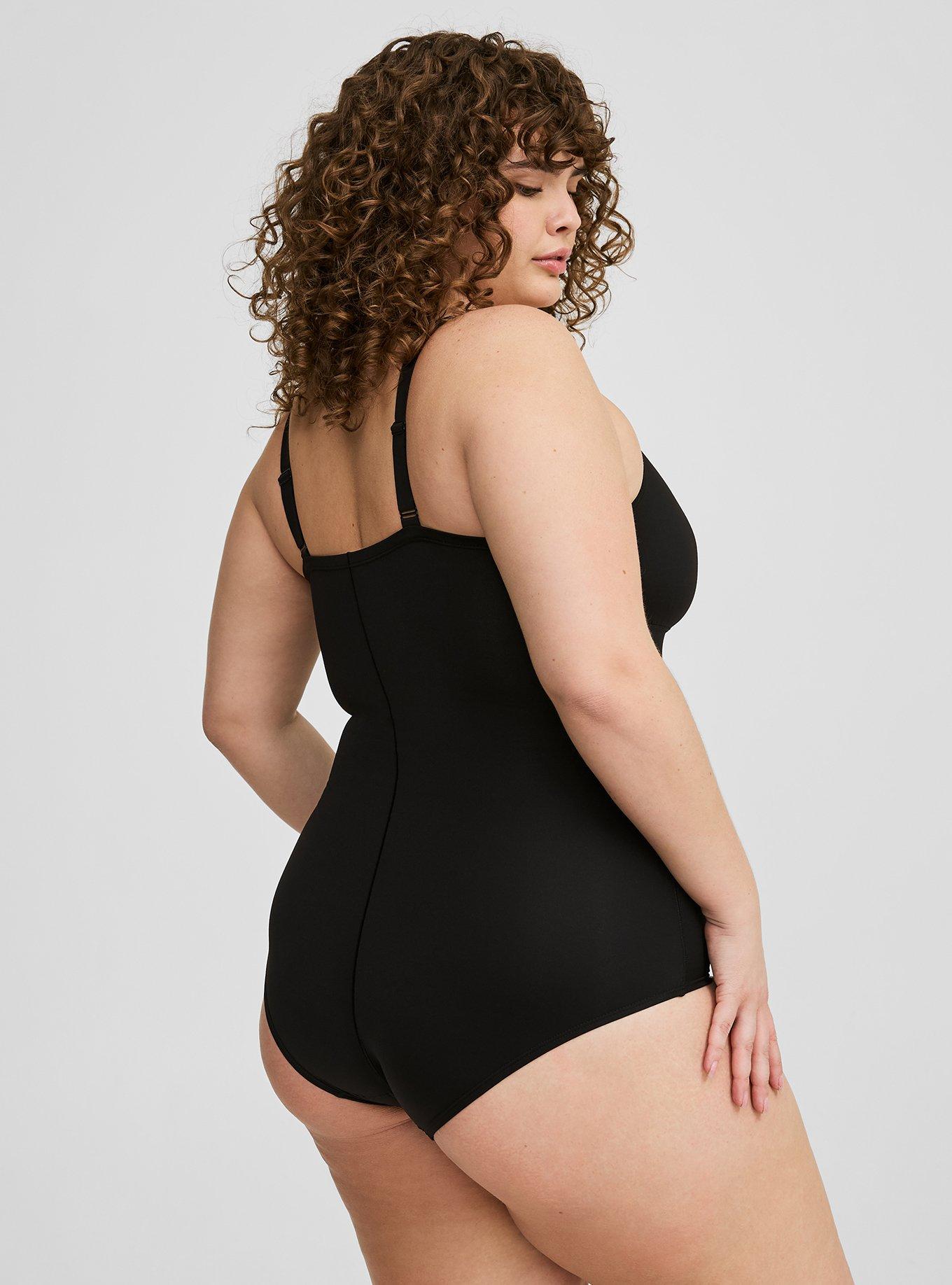 Smoothing Full Body Mid-Thigh Bodysuit 