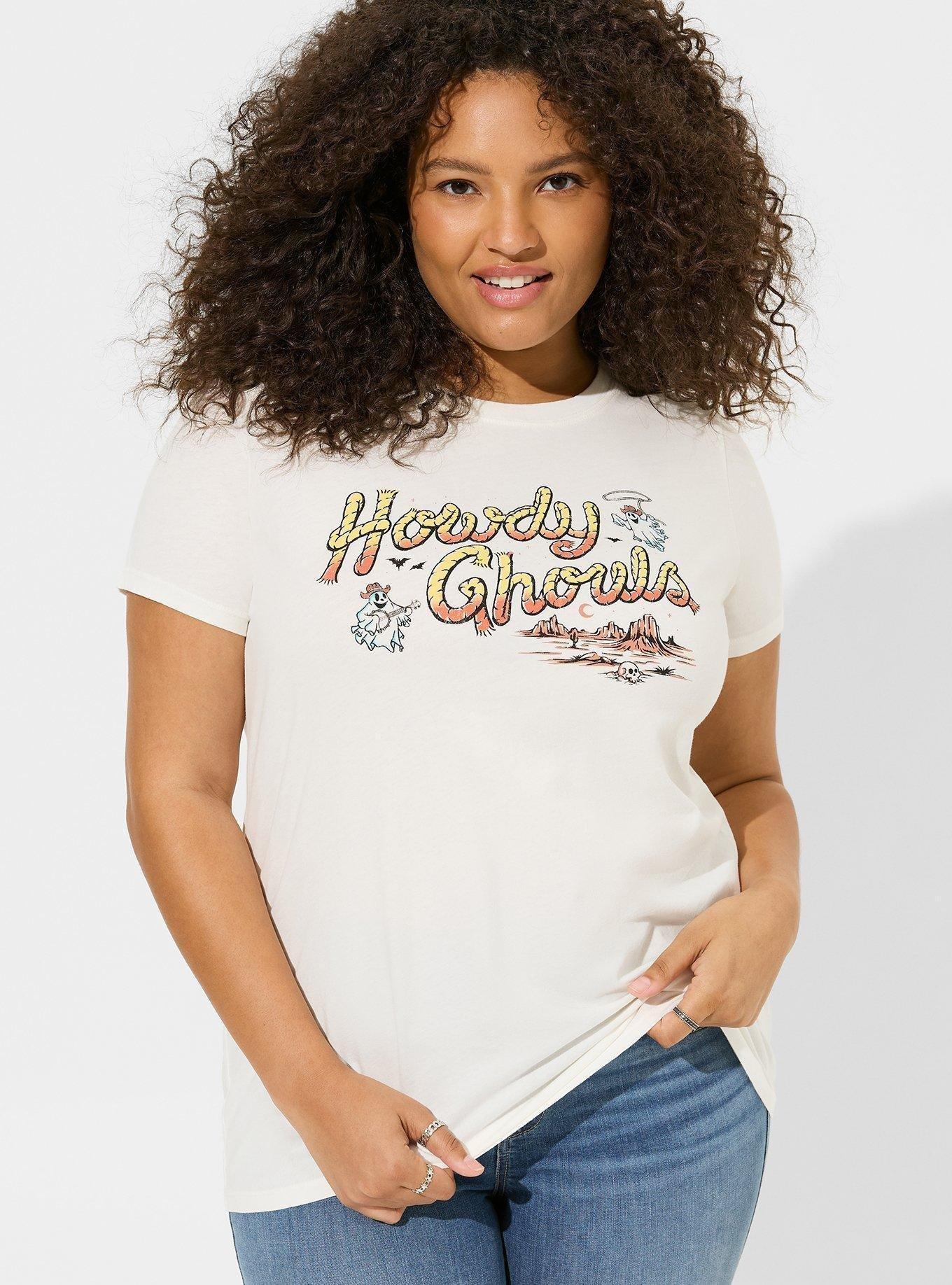 Howdy Ghouls Classic Fit Heritage Jersey Crew Tee