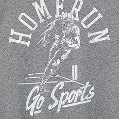 Home Run Heritage Jersey Crew Tee, MEDIUM HEATHER GREY, swatch