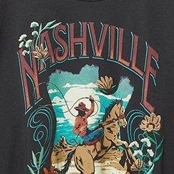Nashville Oversize Fit Heritage Jersey Tunic Tee, PHANTOM, swatch