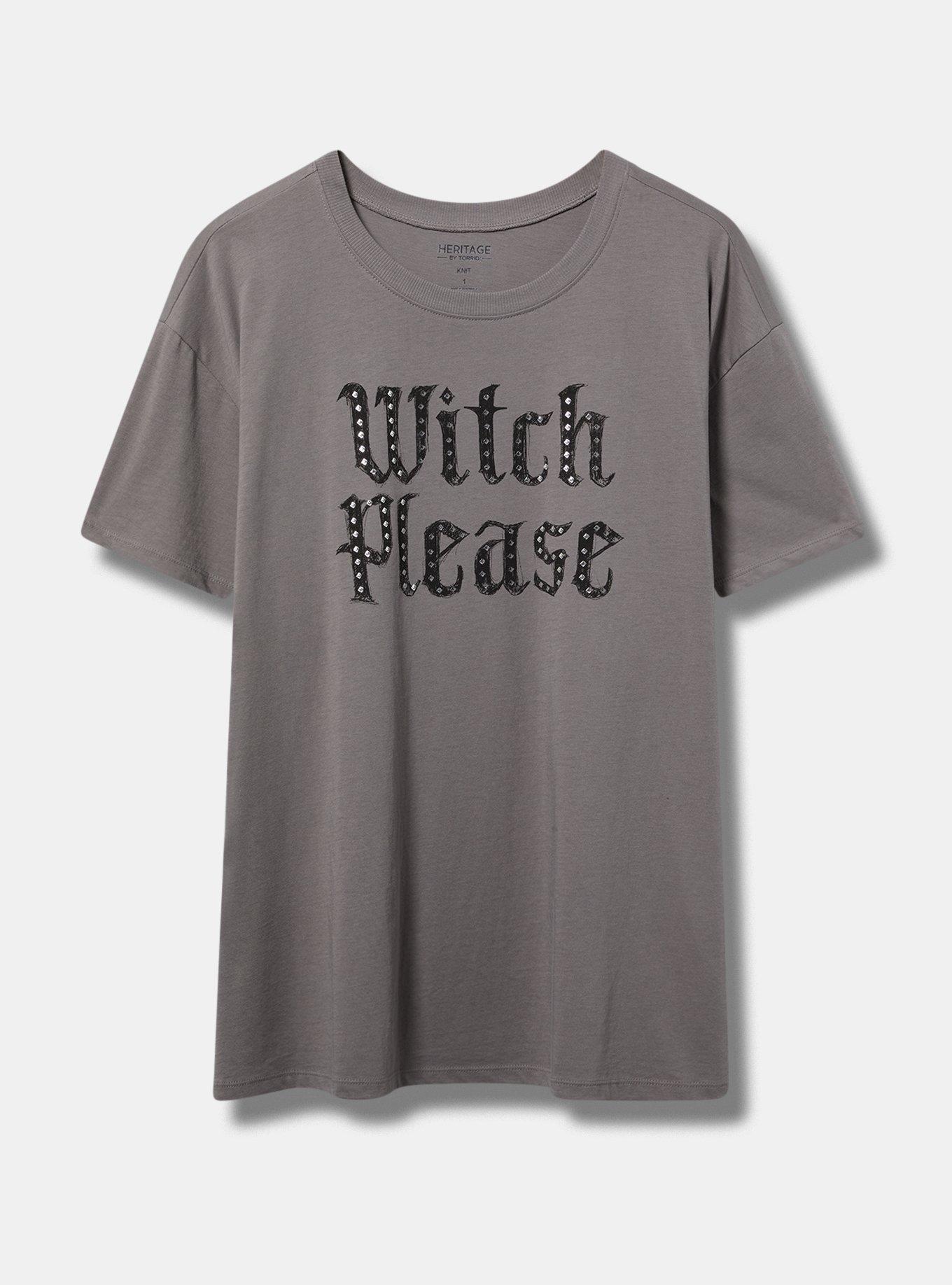 Witch Please Relax Fit Heritage Jersey Crew Tee