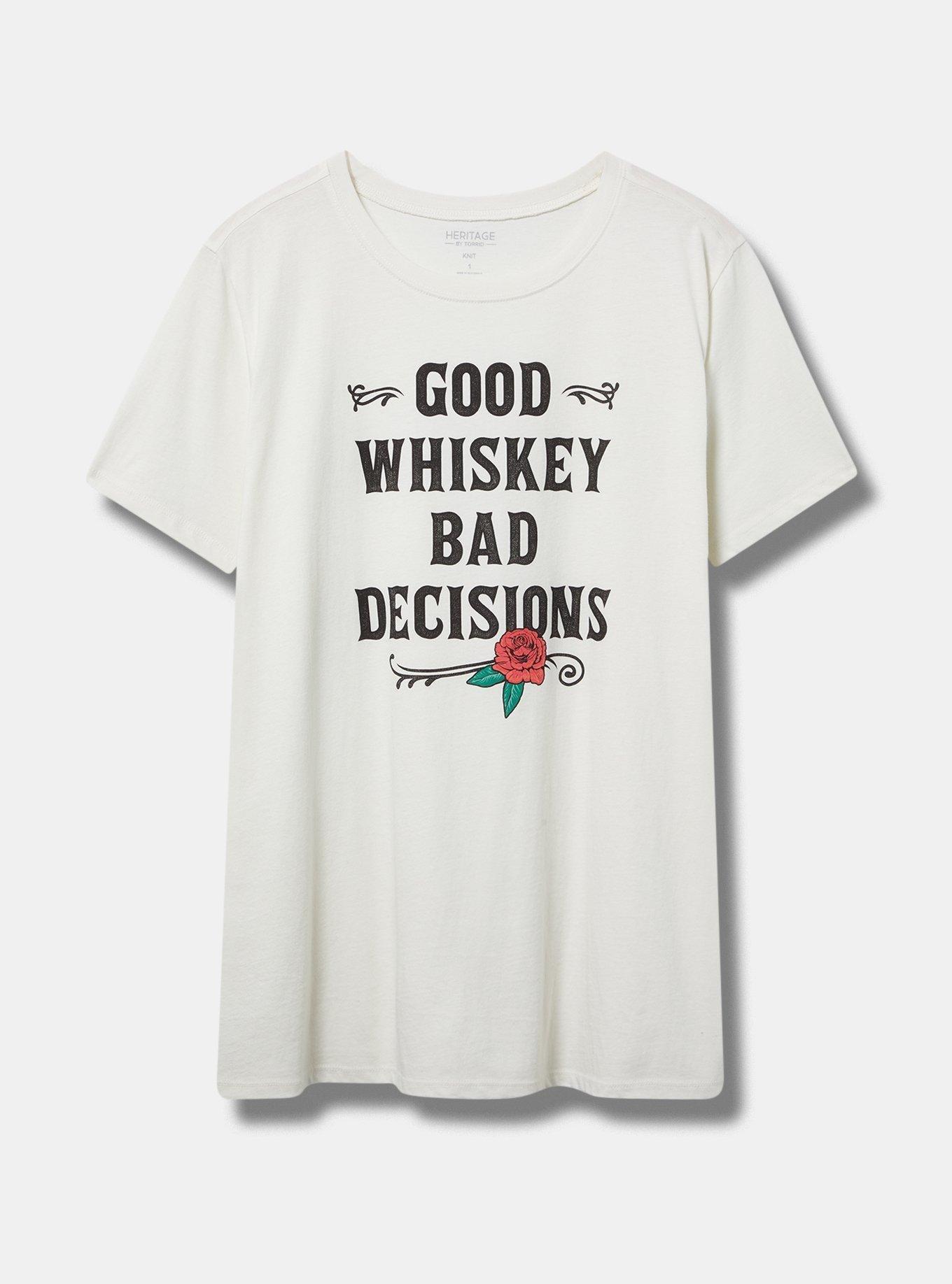 Good Whiskey Classic Fit Heritage Jersey Crew Tee