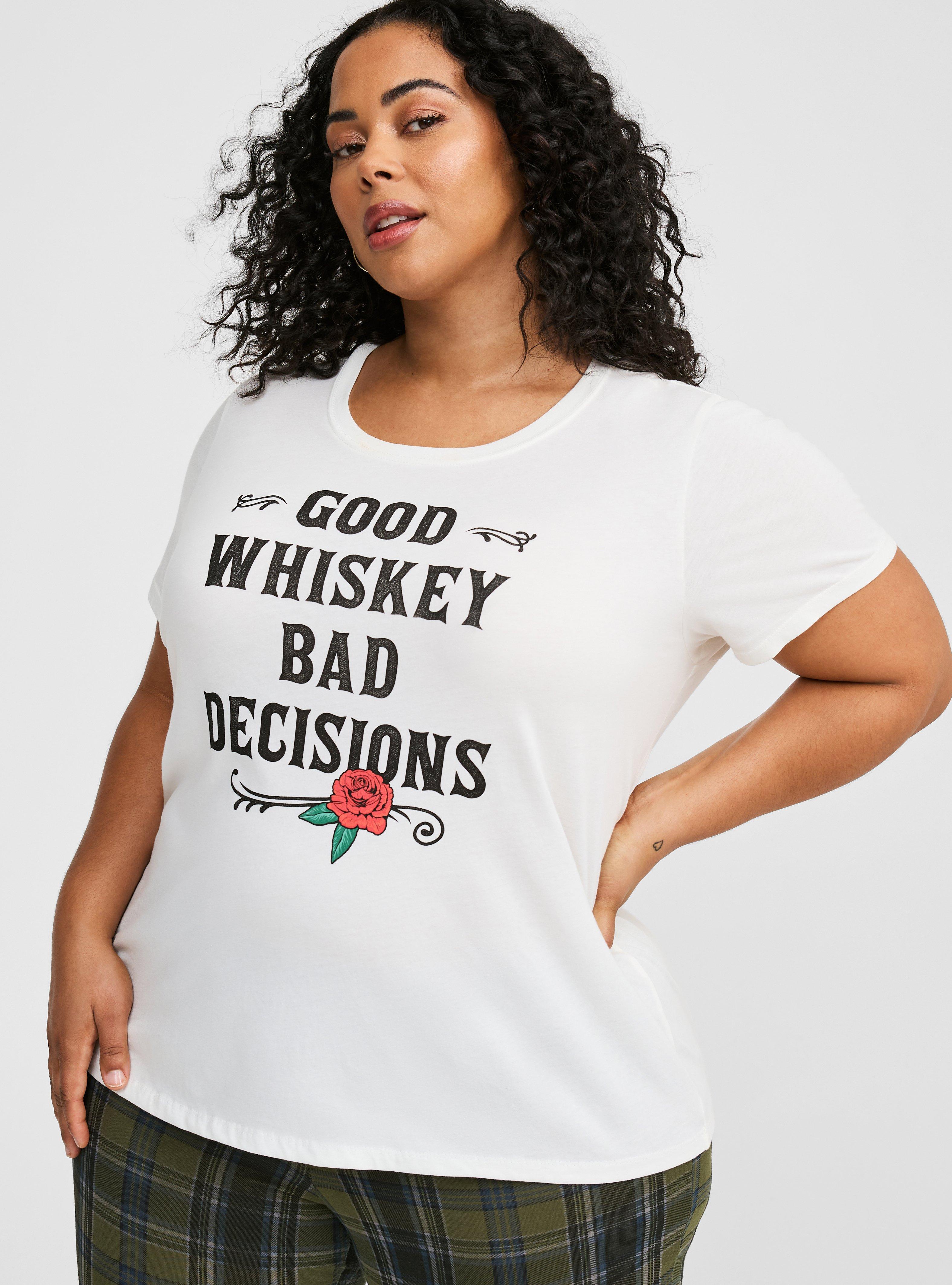 Good Whiskey Classic Fit Heritage Jersey Crew Tee