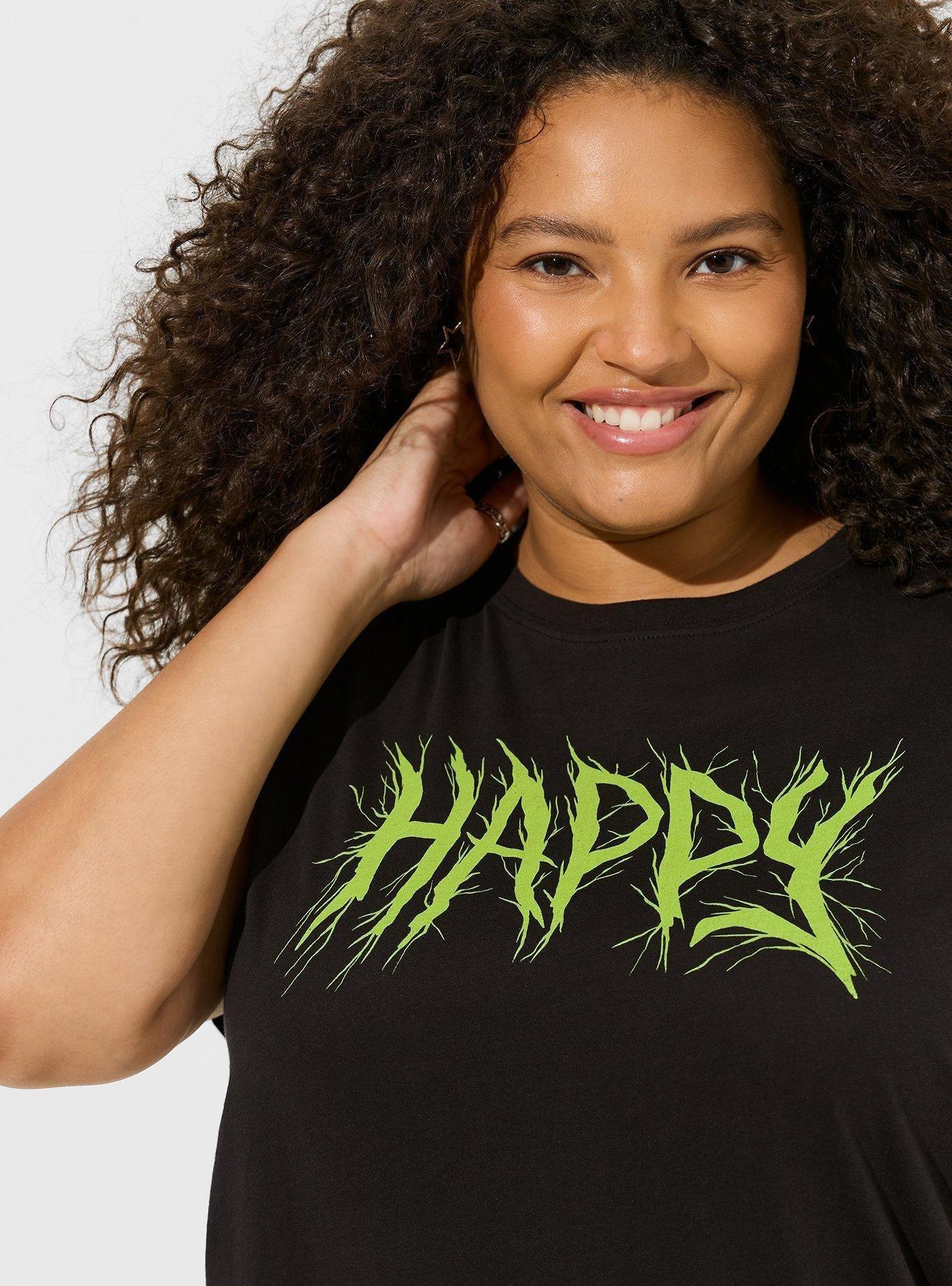 Happy Classic Fit Heritage Jersey Crew Tee