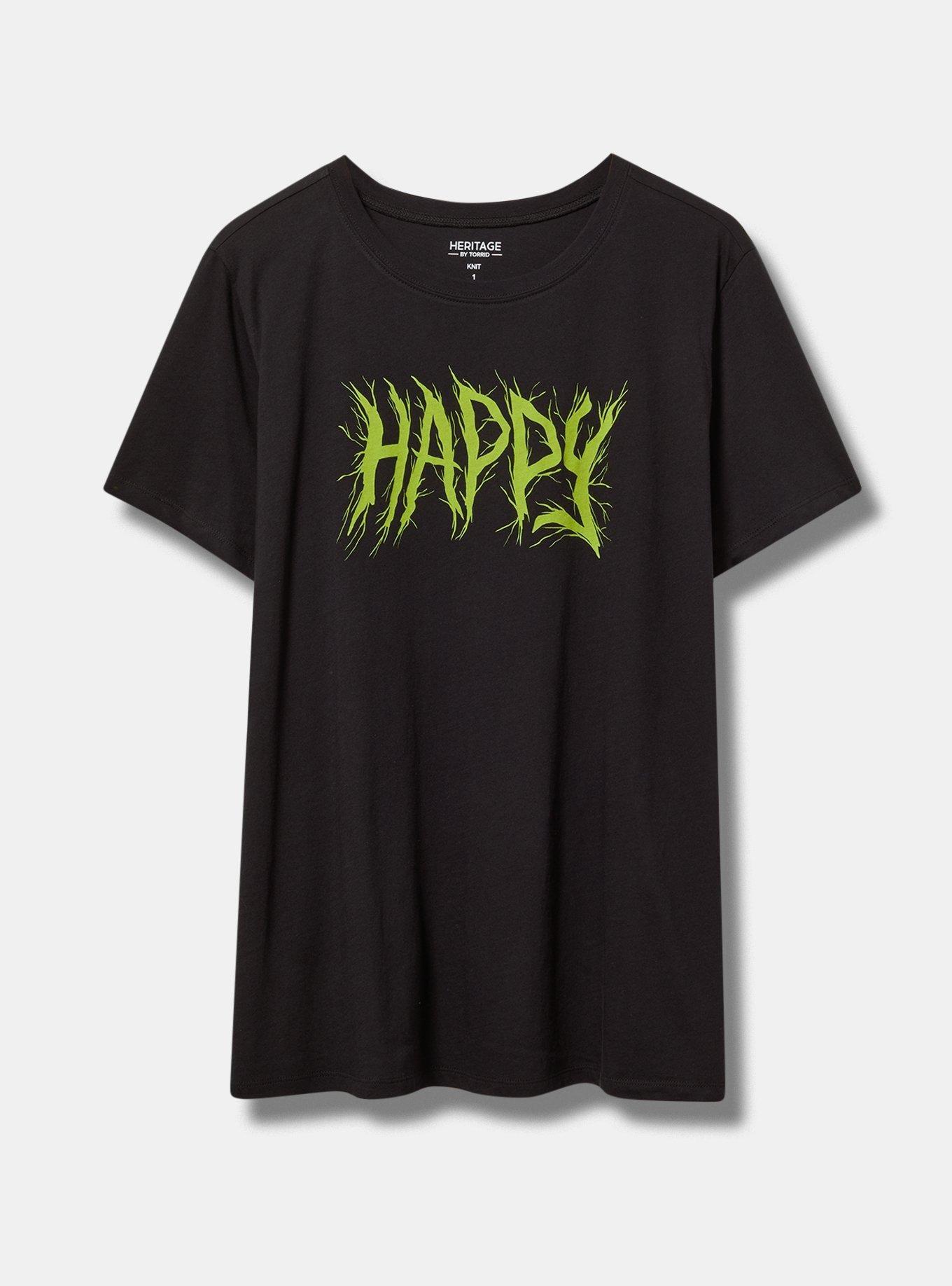 Happy Classic Fit Heritage Jersey Crew Tee