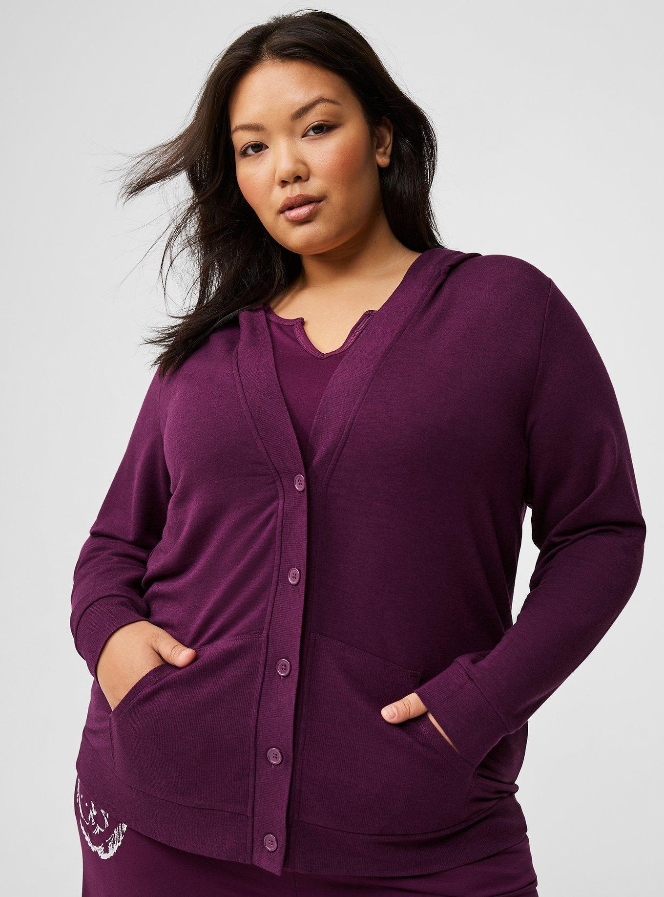 Hooded Lounge Cardigan