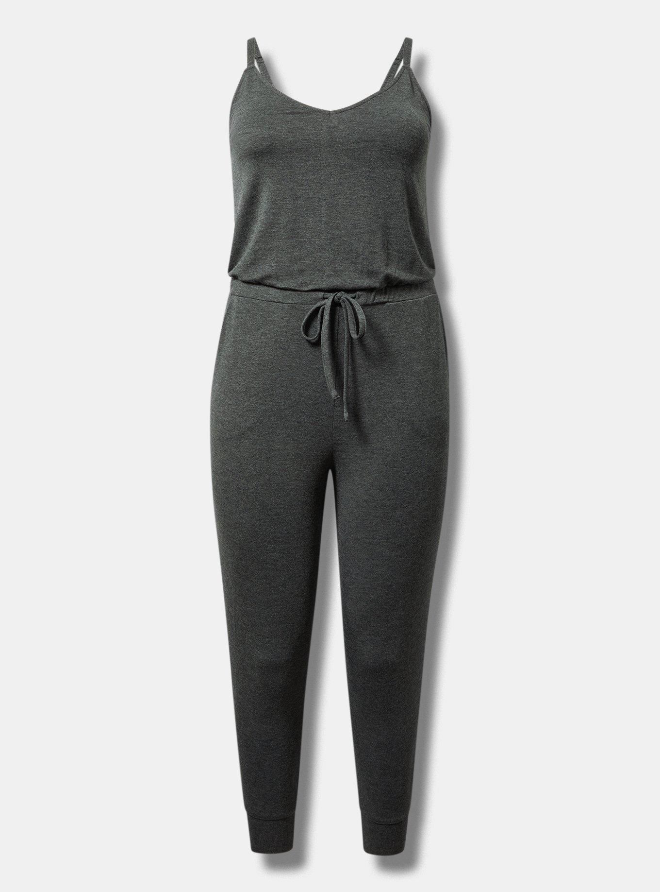 Lightweight French Terry Waistband Jumpsuit