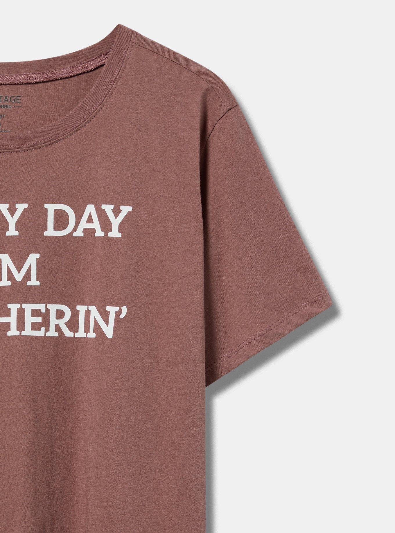 Every Day I'm Mothering Classic Fit Heritage Jersey Crew Tee