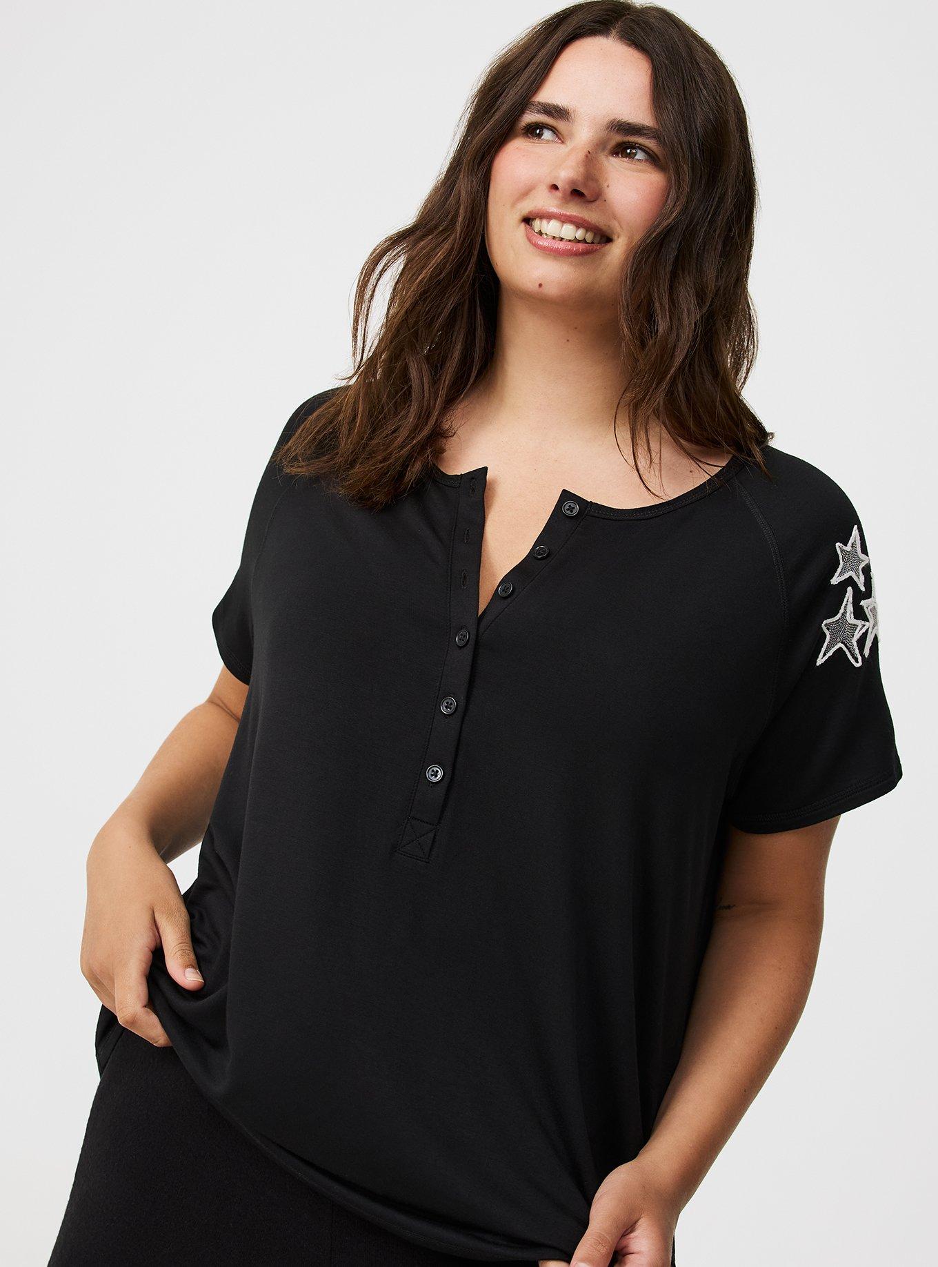 Lightweight French Terry Lounge Henley