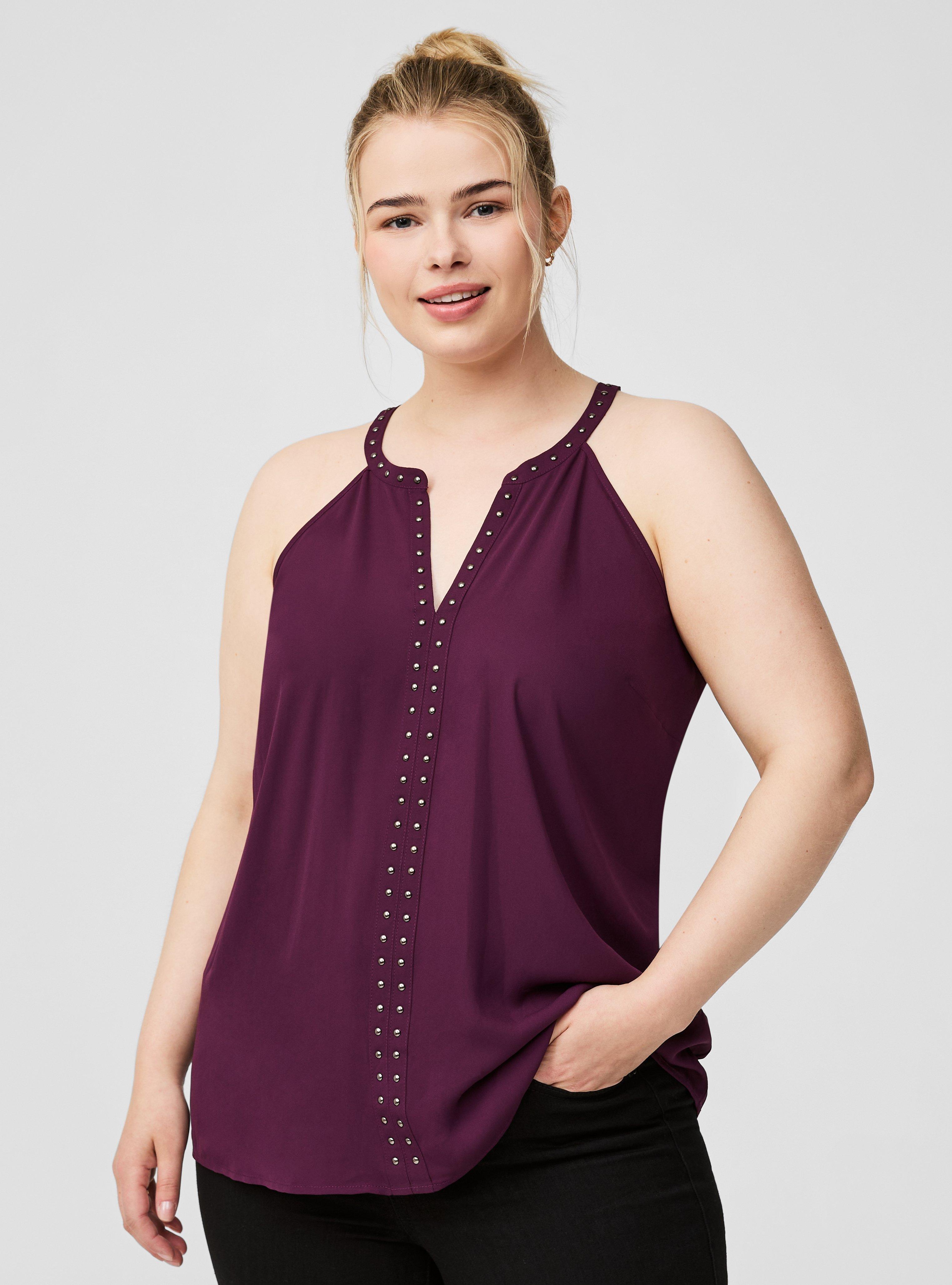 Georgette Embellished Tank