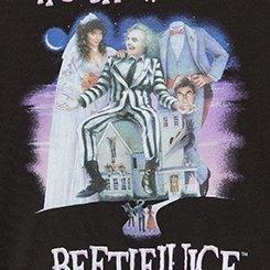 Beetlejuice Poster Classic Fit Cotton Crew Tee, DEEP BLACK, swatch