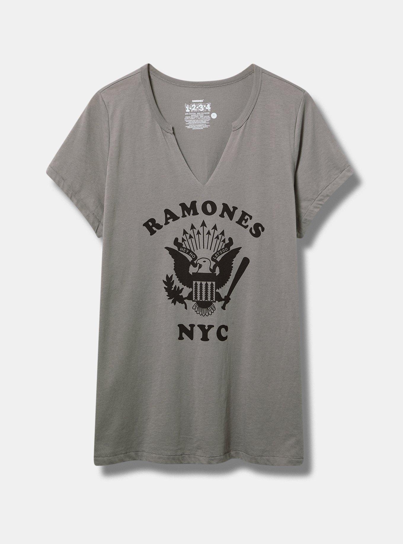 Ramones Classic Fit Cotton Notch Neck Tee