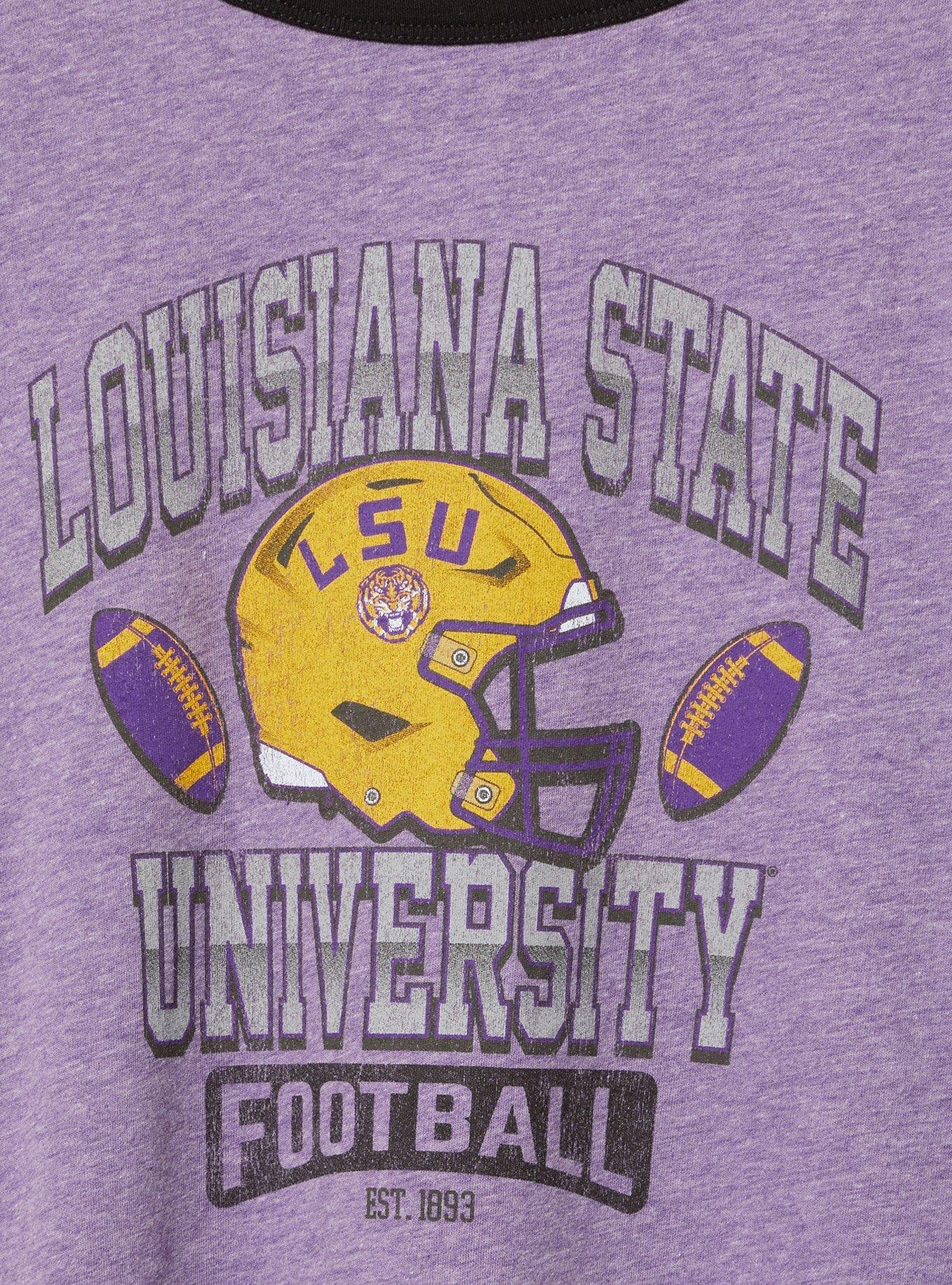 Louisiana State Classic Fit Cotton Ringer Tee