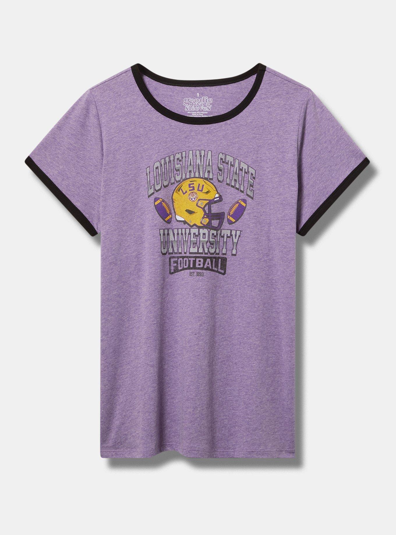 Louisiana State Classic Fit Cotton Ringer Tee