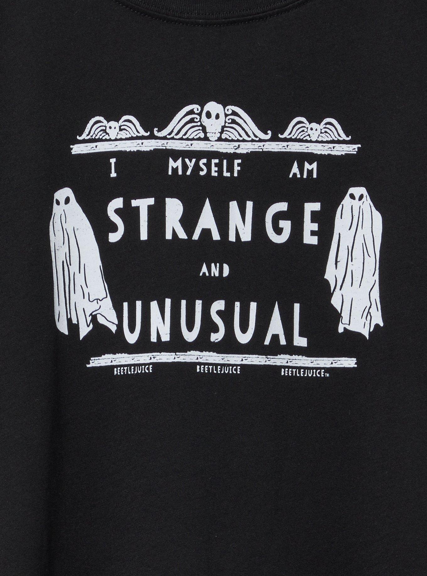 Beetlejuice Strange Classic Fit Cotton Crew Tee