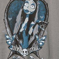 Corpse Bride Classic Fit Cotton Crew Tee, GREY, swatch
