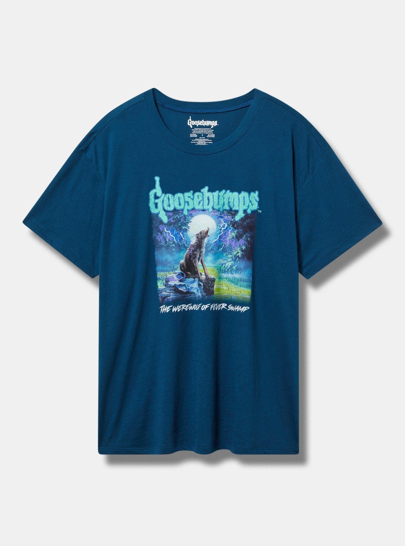 Goosebumps Relaxed Fit Cotton Crew Tee