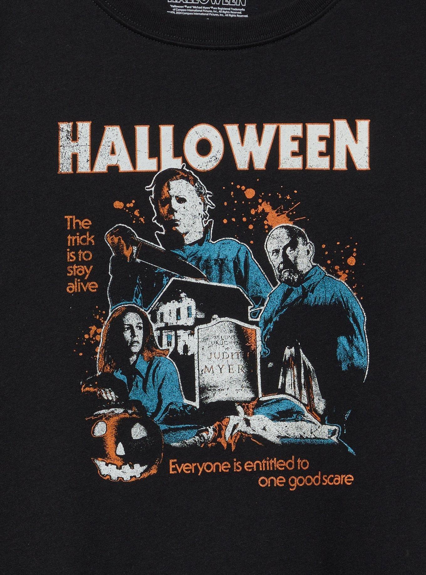 Halloween Classic Fit Cotton Crew Tee, DEEP BLACK, alternate