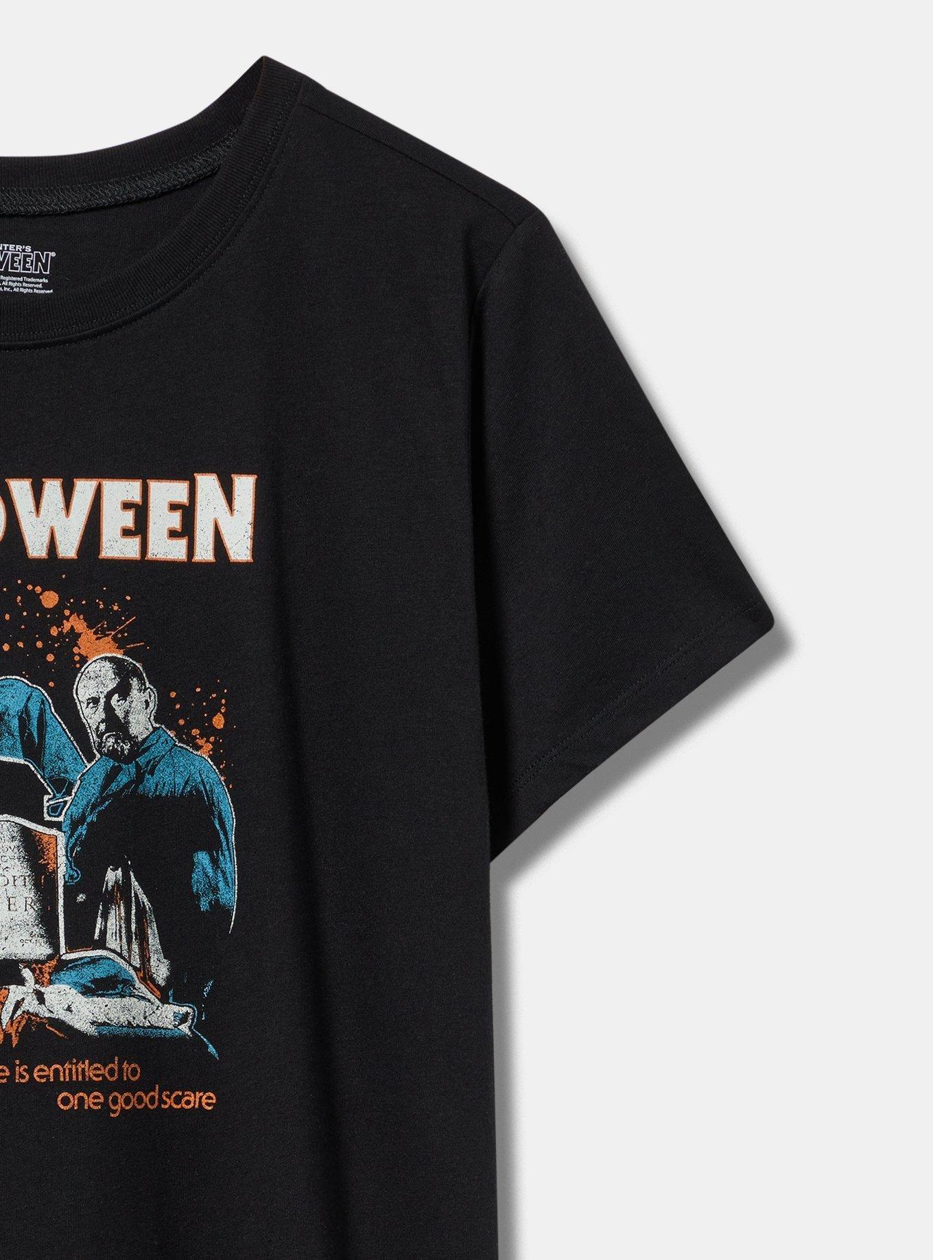 Halloween Classic Fit Cotton Crew Tee, DEEP BLACK, alternate