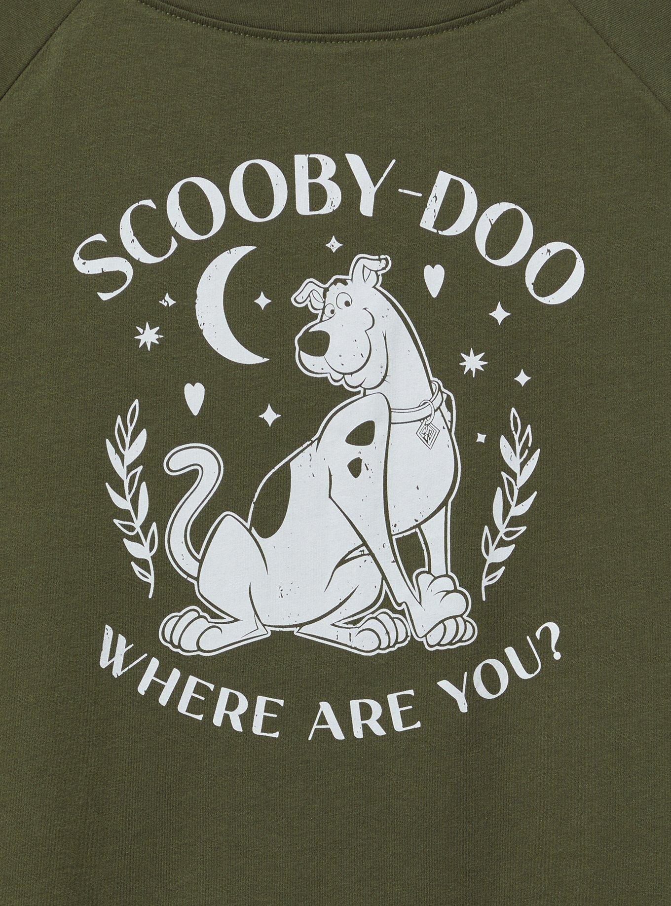 Scooby Doo Fitted Cotton Varsity Boatneck Tee