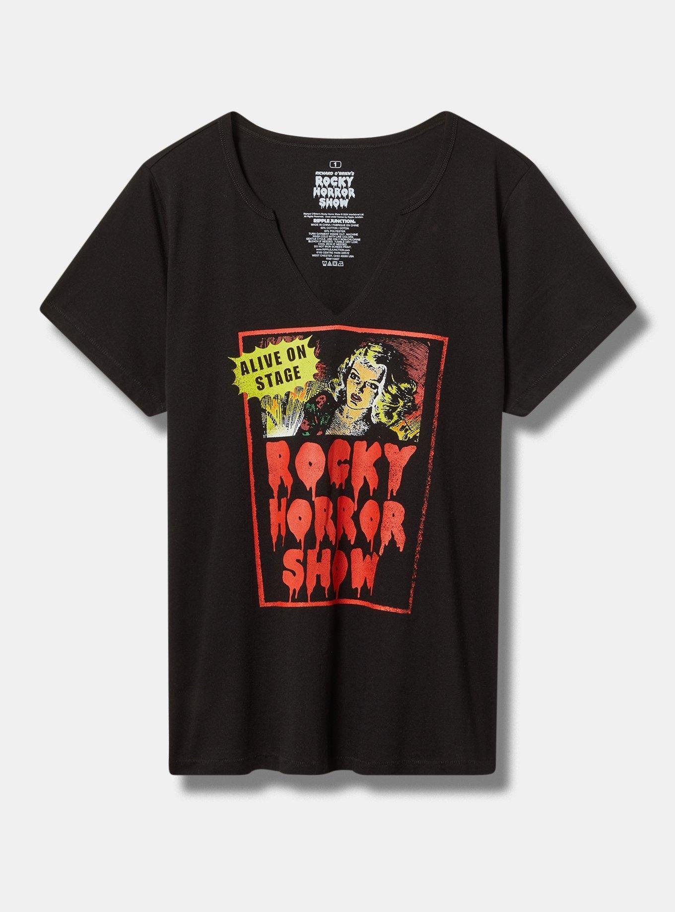 Rocky Horror Classic Fit Cotton Notch Neck Tee