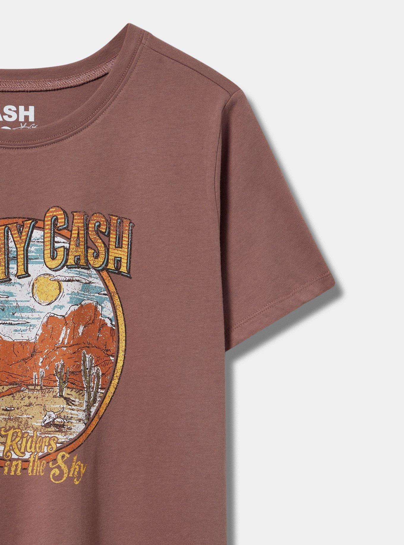 Johnny Cash Classic Fit Cotton Crew Tee, ROSE TAUPE, alternate