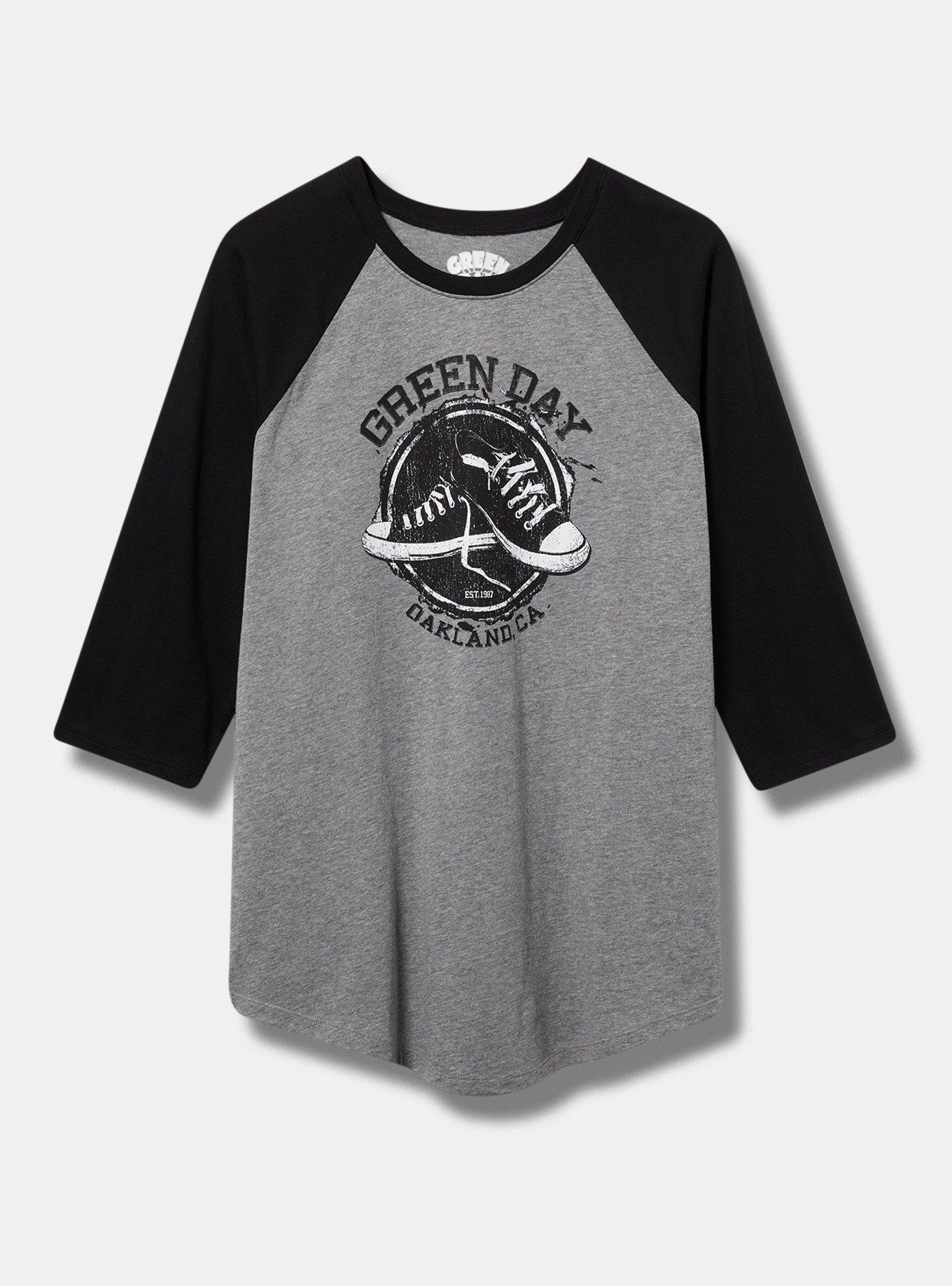 Green Day Classic Fit Cotton Raglan