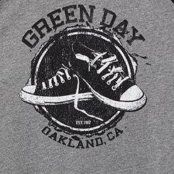 Green Day Classic Fit Cotton Raglan, MEDIUM HEATHER GREY, swatch