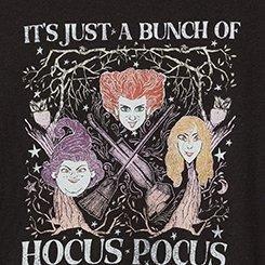 Hocus Pocus Classic Fit Cotton Crew Tee, DEEP BLACK, swatch