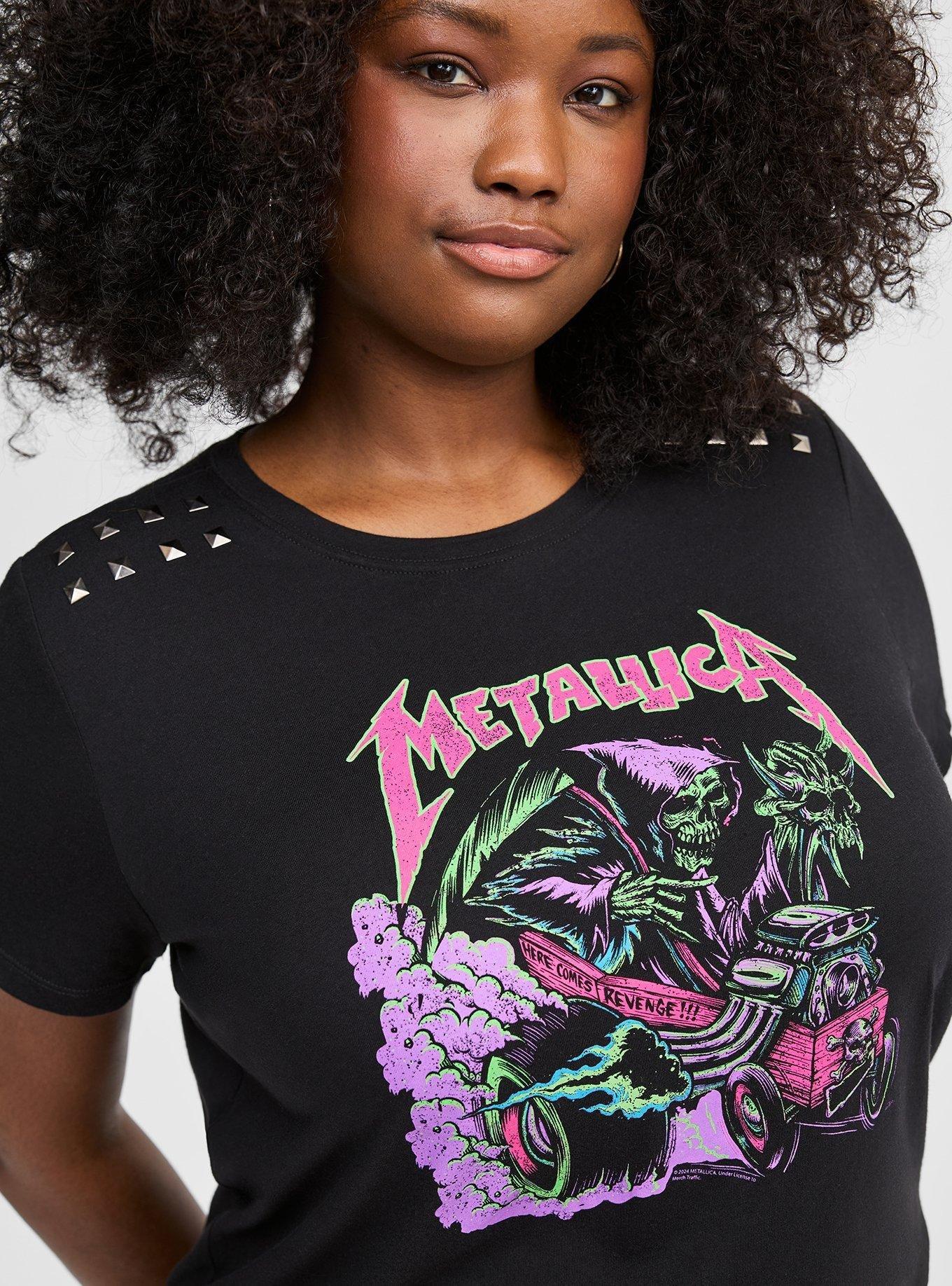 Metallica Classic Fit Cotton Studded Tee