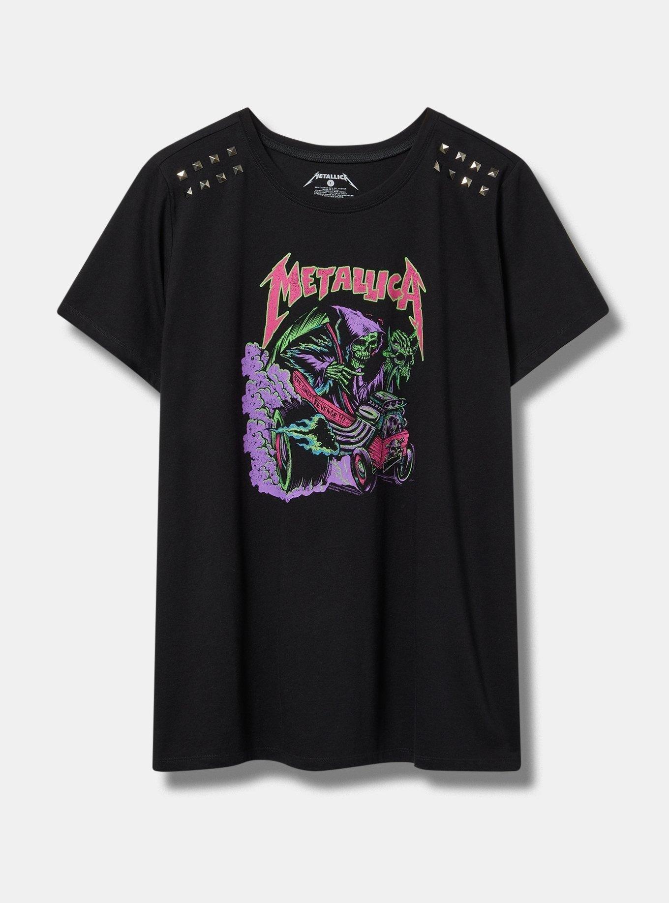 Metallica Classic Fit Cotton Studded Tee