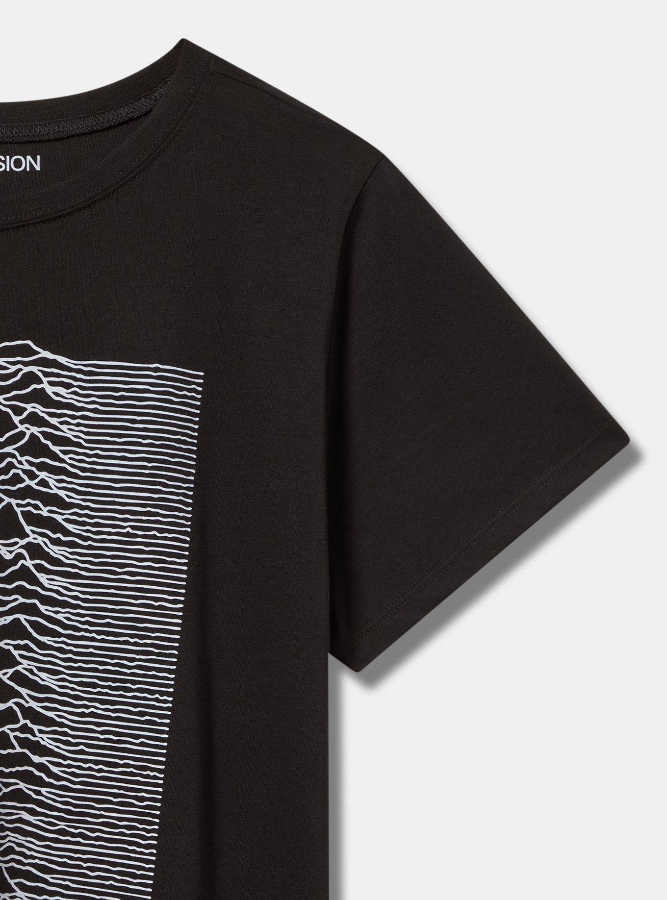 Joy Division Classic Fit Cotton Crew Tee, DEEP BLACK, alternate