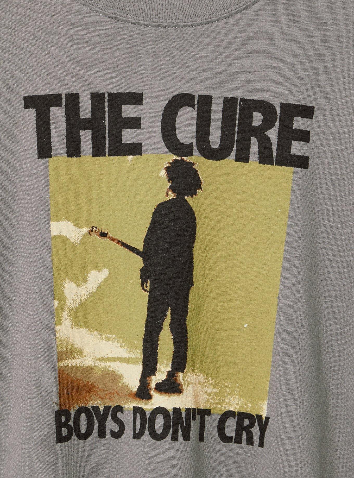 The Cure Relaxed Boxy Fit Cotton Tee, GREY, alternate