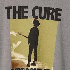 Plus Size The Cure Relaxed Boxy Fit Cotton Tee, GREY, swatch