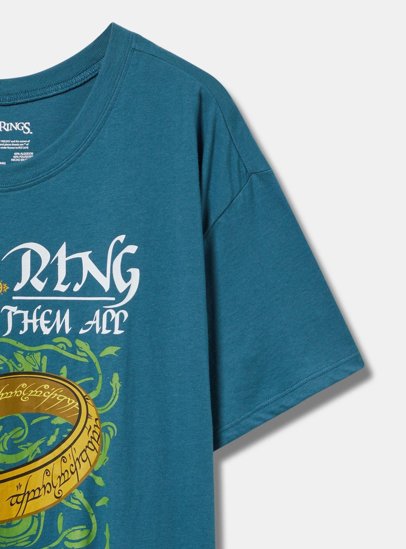 Lord Of The Rings Relaxed Boxy Fit Cotton Tee