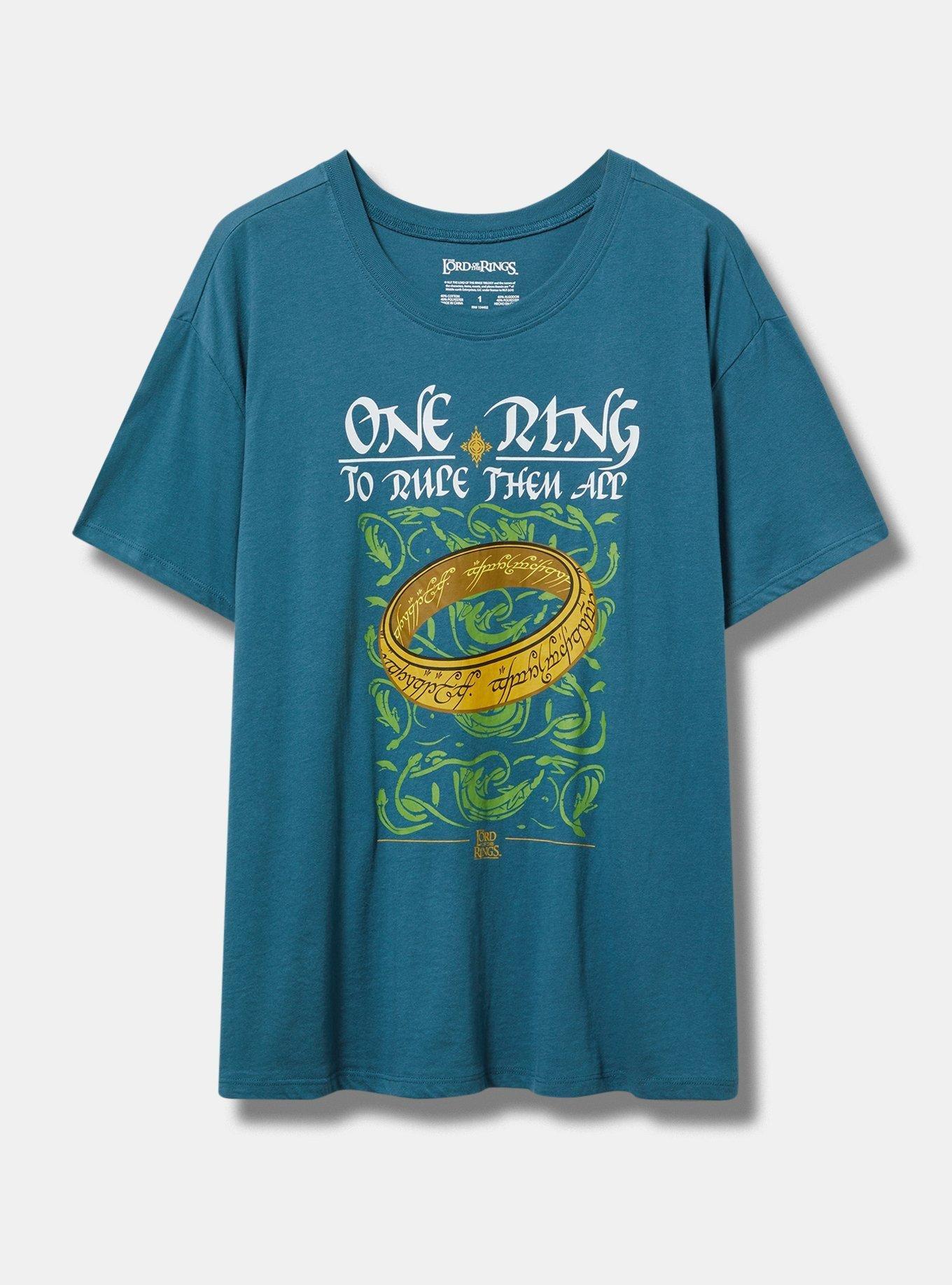 Lord Of The Rings Relaxed Boxy Fit Cotton Tee