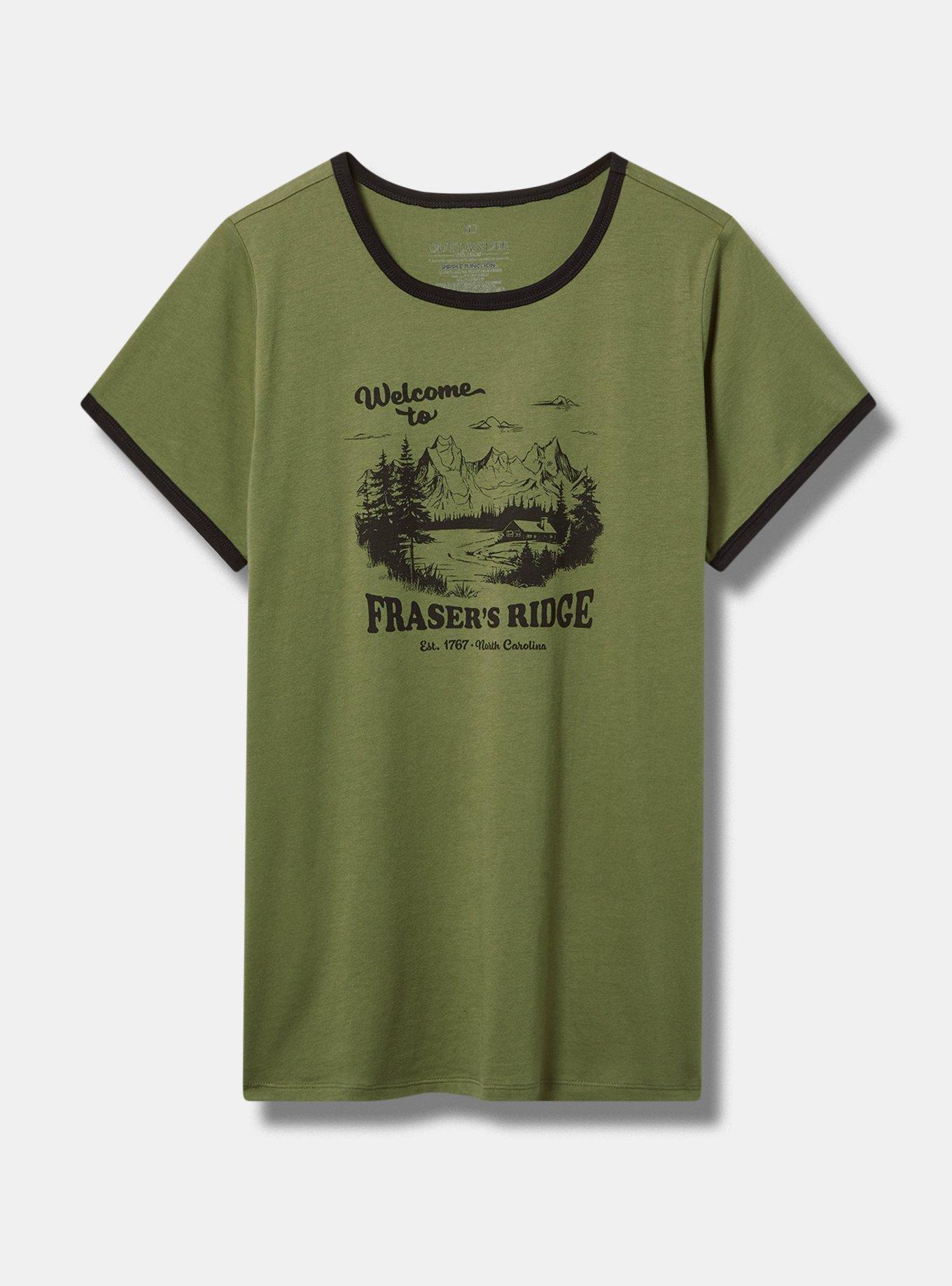 Outlander Classic Fit Cotton Ringer Tee