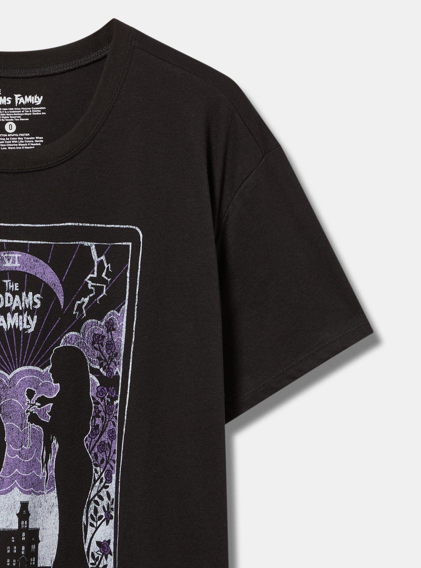 Addams Family Relaxed Fit Cotton Crew Tee